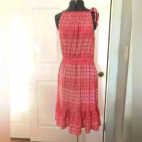 JOE FRESH Orange Salmon Pillowcase styled dress Women MEDIUM - Picture 2 of 7